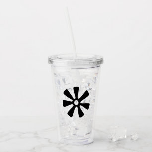 Verre En Acrylique Symbole Adinkra (Sagesse) Tumbler