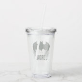 Verre En Acrylique Symbole Batman | Logo Spraypaint (Dos)