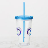 Verre En Acrylique Symbole de Neon Infinity par Glowing Hummingbird (Droite)