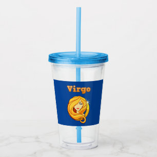 Verre En Acrylique Symbole Virgo
