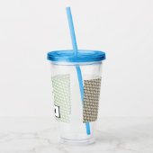 Verre En Acrylique SYMBOLE Zodiaque Capricorne Standard par K Yoncich (Gauche)