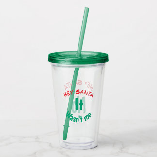Verre En Acrylique Tasse en acrylique Noël enfantin pour tout-petit