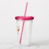 Verre En Acrylique Tasse impertinente de chèvre avec la couverture (Dos)