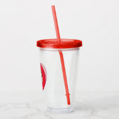 Verre En Acrylique TAZ™ à travers les cercles LOONEY TUNES™ (Gauche)
