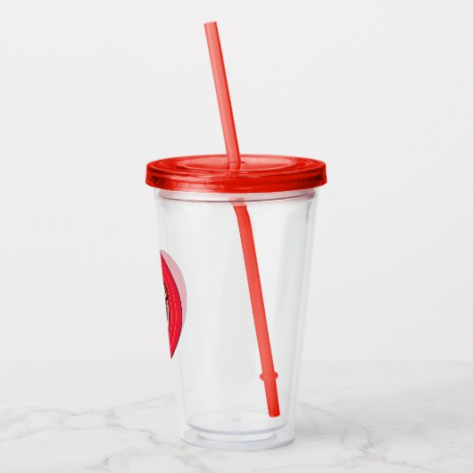 Verre En Acrylique TAZ™ à travers les cercles LOONEY TUNES™ (Gauche)