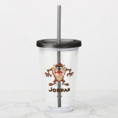 Verre En Acrylique TAZ™ Toothy Grin (Devant)