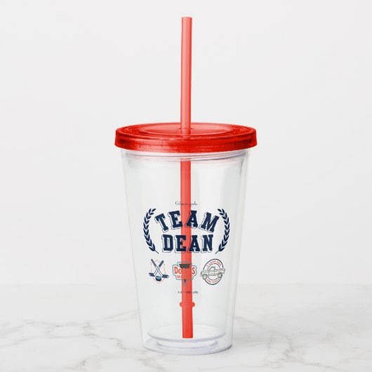 Verre En Acrylique Team Dean Gilmore Girls Design (Devant)