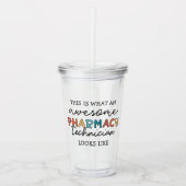 Verre En Acrylique Technicien en pharmacie Awesome Technologie en pha (Devant)