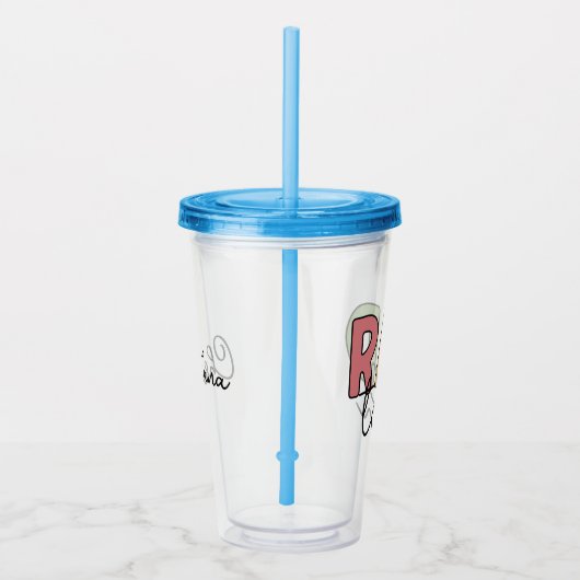 Verre En Acrylique Technologue radiologique sur mesure Rad Tech Radio (Droite)