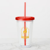 Verre En Acrylique Ted Lasso | AFC Richmond Gold Arched Logo (Devant)