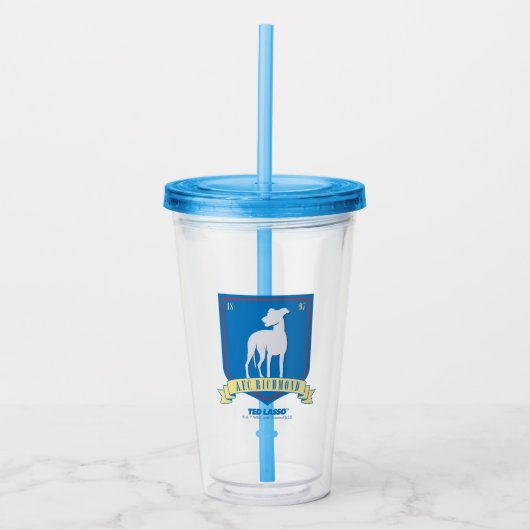 Verre En Acrylique Ted Lasso | Logo de l'équipe AFC Richmond (Devant)