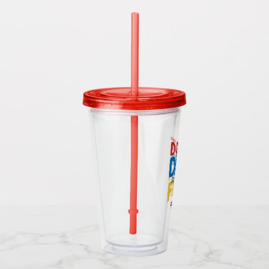 Verre En Acrylique Ted Lasso | N'osez-vous pas vous fixer pour fin (Droite)