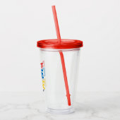 Verre En Acrylique Ted Lasso | N'osez-vous pas vous fixer pour fin (Gauche)