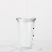 Verre En Acrylique Téléchargez votre propre design ici | Modèle perso (Droite)