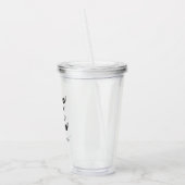 Verre En Acrylique Téléchargez votre propre design ici | Modèle perso (Gauche)