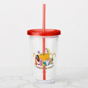 Verre En Acrylique Temps d'aventure Graphique de grand groupe Jake