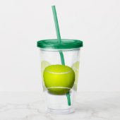 Verre En Acrylique Tennis Balls Sports Acrylique Tumbler (Gauche)