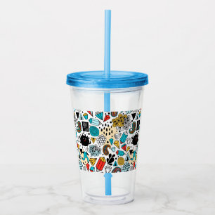 Verre En Acrylique Tête folle