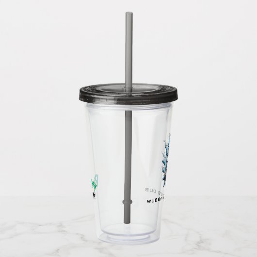 Verre En Acrylique Tête Pixelette Rick Drooling (Droite)