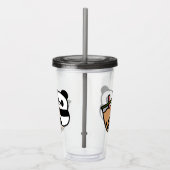 Verre En Acrylique Thé à bulle mou et ours de panda (Droite)