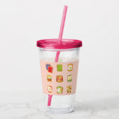 Verre En Acrylique Toast Brunch (Dos)