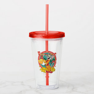 Verre En Acrylique Tom & Jerry New Years Red Envelope