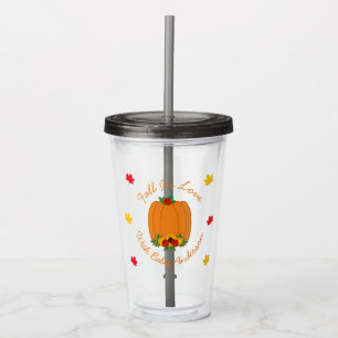 Verre En Acrylique Tomber dans le Baby shower de l'amour