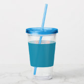 Verre En Acrylique Tons doux Lion personnalisé (Dos)