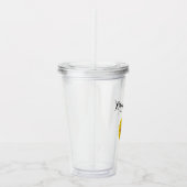 Verre En Acrylique Tournesol Jaune Demoiselle d'Honneur Mariage (Droite)