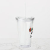 Verre En Acrylique Travailleur social rétro personnalisé (Droite)