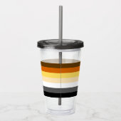 Verre En Acrylique Très Cool Gay Bear Pride Drapeau Ours Paw (Droite)