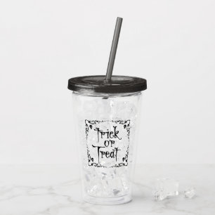 Verre En Acrylique Trick or Treat d'Halloween