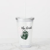 Verre En Acrylique Tropical Personnalisé (Devant)