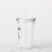 Verre En Acrylique Tropical Personnalisé (Gauche)