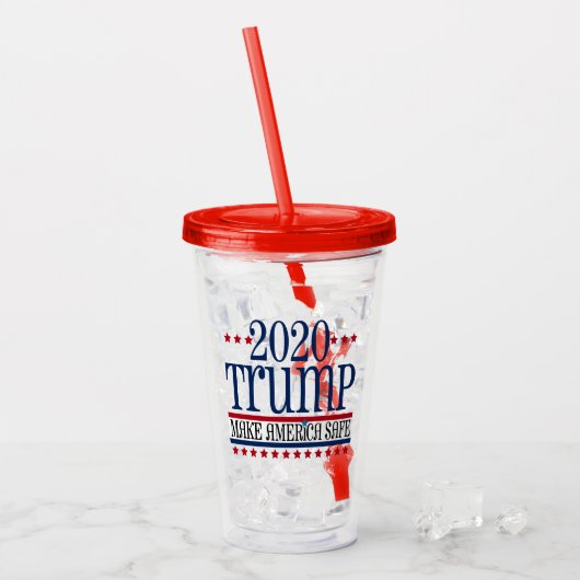 Verre En Acrylique Trump 2020 USA (Devant glace)