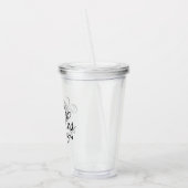 Verre En Acrylique Tumbler acrylique M & Mme pour mariage (Gauche)