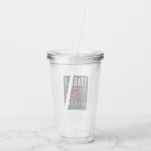 Verre En Acrylique Tumbler de 16 oz (Dos)