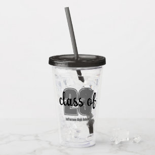 Verre En Acrylique Tumbler en acrylique avec année de promotion perso
