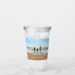 Verre En Acrylique Tumbler en acrylique avec photo personnalisée Vos