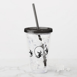 Verre En Acrylique Tumbler en acrylique - Sorcières volantes et plein