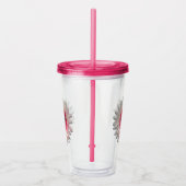 Verre En Acrylique Tumbler - Lollipop Daisy de melon (Droite)
