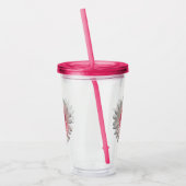Verre En Acrylique Tumbler - Lollipop Daisy de melon (Gauche)