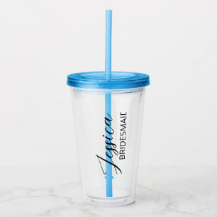 Verre En Acrylique Tumbler personnalisé / Cadeau de demoiselle d'honn