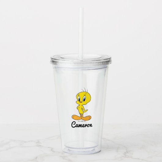 Verre En Acrylique TWEETY™ | Oiseau intelligent (Devant)