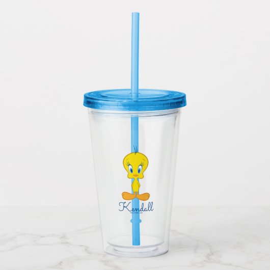 Verre En Acrylique TWEETY™ | Petit oiseau innocent (Devant)