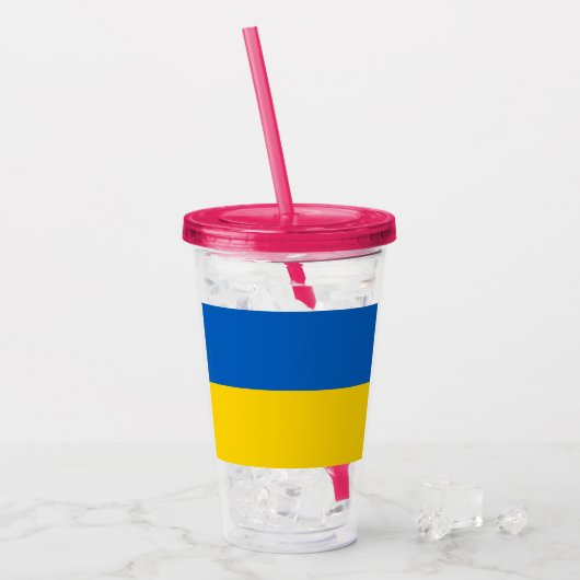 Verre En Acrylique Ukraine (Devant glace)