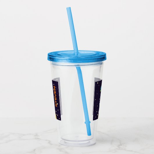 Verre En Acrylique Un astronaute spatial explore l'espace extra-atmos (Gauche)