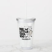 Verre En Acrylique Un Cool Mama Boo Halloween 1er anniversaire (Devant)