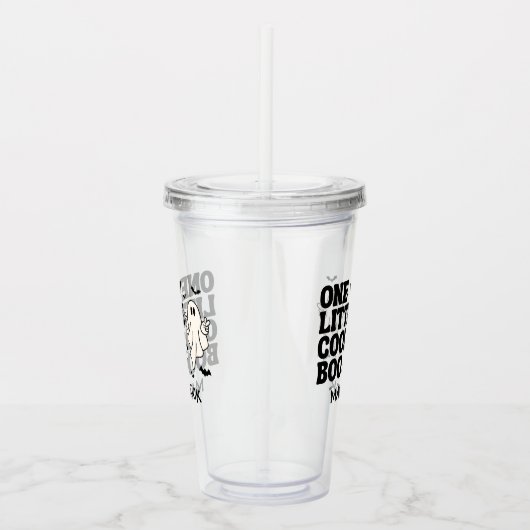 Verre En Acrylique Un Cool Mama Boo Halloween 1er anniversaire (Droite)