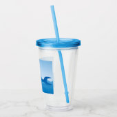 Verre En Acrylique Un dauphin bleu (Gauche)